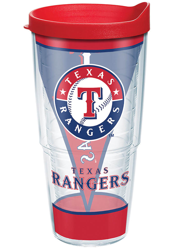 Texas Rangers 16oz Logo Wrap Tumbler