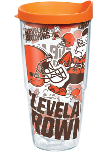 Cleveland Browns All Over Logo 24oz Tumbler
