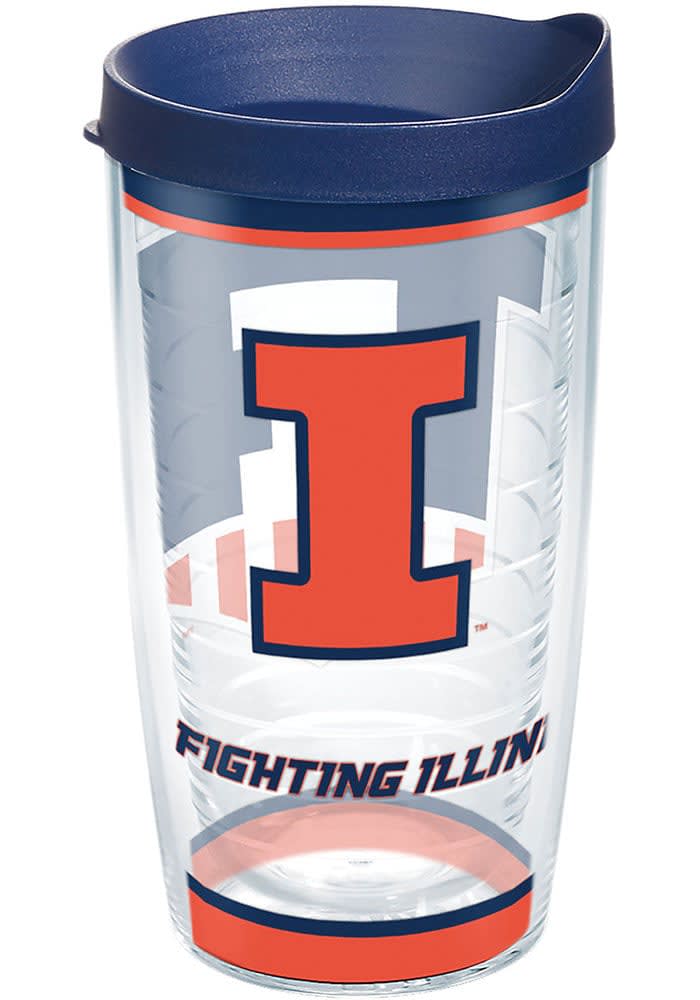 Illinois Fighting Illini 40oz Flipside Orange Stainless Steel