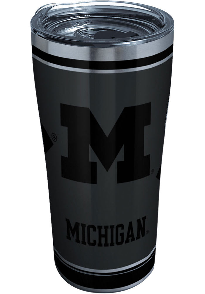Tervis Tumblers Michigan Wolverines 20oz Blackout Stainless Steel Tumbler - Black