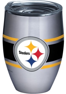Pittsburgh Steelers 12oz Stripes Stainless Steel Stemless