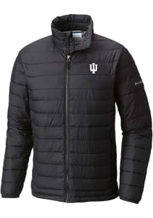 Columbia Indiana Hoosiers Mens Powder Lite Heavyweight Jacket - Black