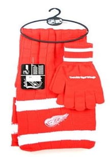 Detroit Red Wings Gift Set Mens Scarf