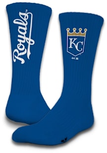 Kansas City Royals ISlide Primary Logo Mens Crew Socks