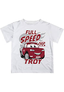 Vive La Fete Troy Trojans Infant Full Speed Short Sleeve T-Shirt White