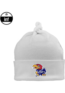 LogoFit Kansas Jayhawks Mya Baby Knit Hat - White