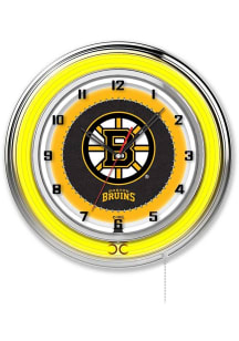 Boston Bruins 19in Neon Wall Clock