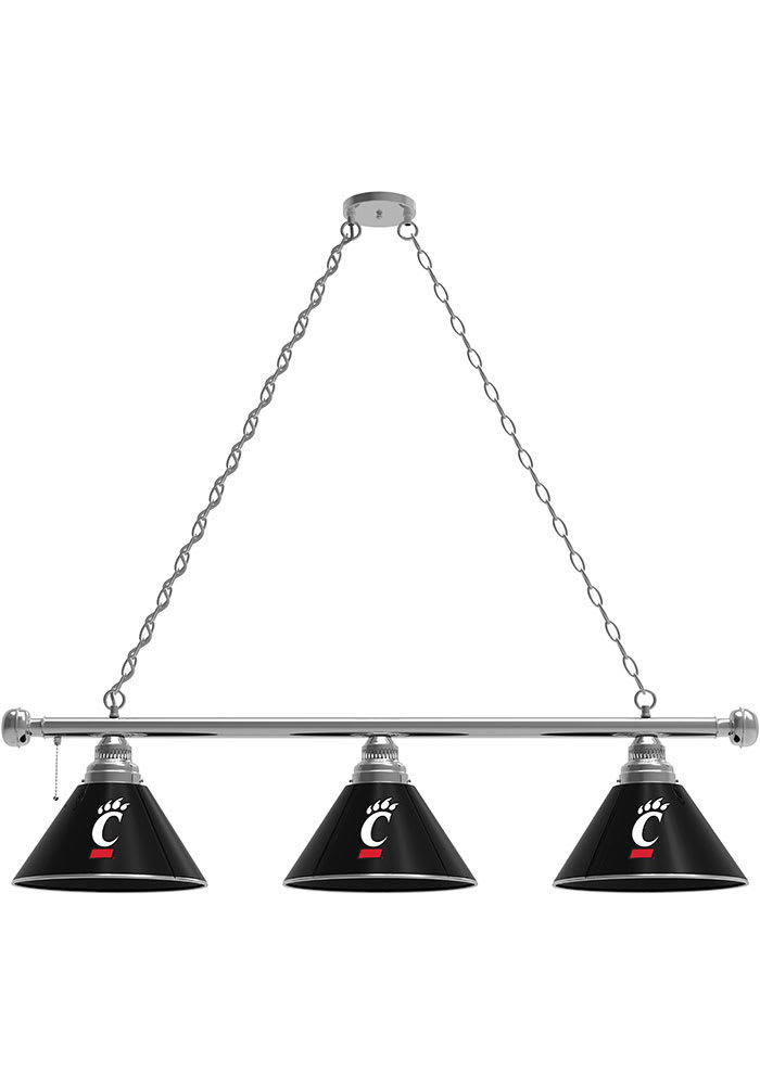 Cincinnati Bearcats 3 Shade Light Pool Table