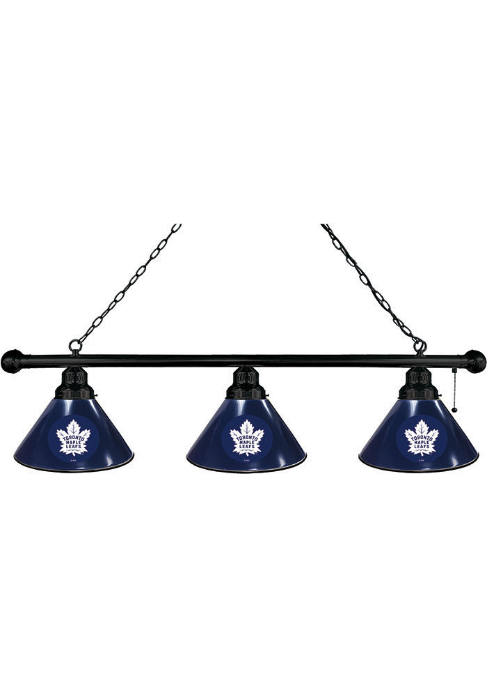 Toronto Maple Leafs 3 Shade Light Pool Table