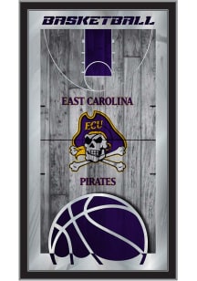 East Carolina Pirates 15x26 Basketball Wall Mirror