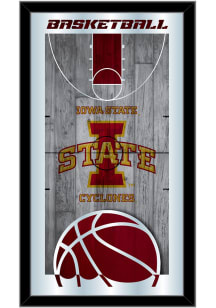Iowa State Cyclones 15x26 Basketball Wall Mirror
