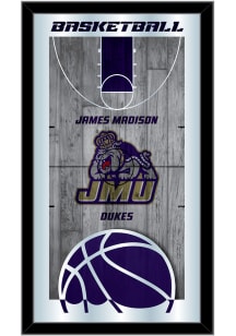 James Madison Dukes 15x26 Basketball Wall Mirror