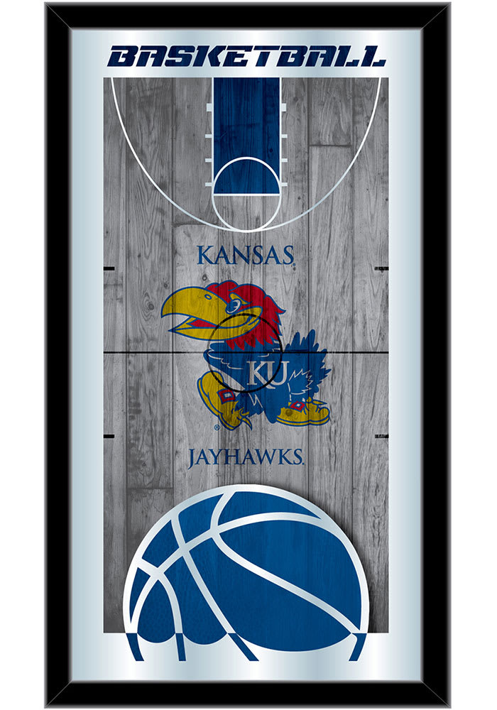 Kansas Jayhawks 15x26 Basketball Wall Mirror
