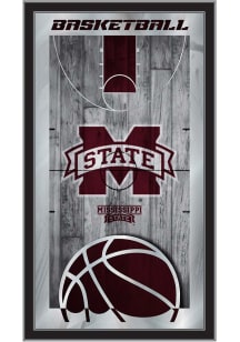 Mississippi State Bulldogs 15x26 Basketball Wall Mirror