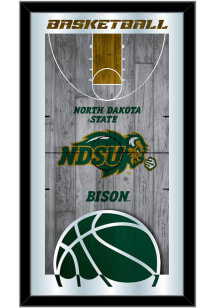 North Dakota State Bison 15x26 Basketball Wall Mirror