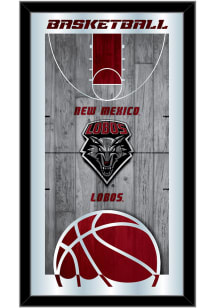 New Mexico Lobos 15x26 Basketball Wall Mirror
