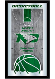 North Dakota Fighting Hawks 15x26 Basketball Wall Mirror