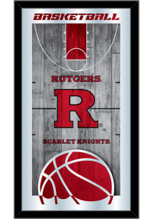 Rutgers Scarlet Knights 15x26 Basketball Wall Mirror