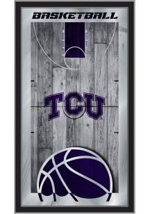 TCU Horned Frogs 15x26 Basketball Wall Mirror