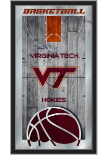 Virginia Tech Hokies 15x26 Basketball Wall Mirror