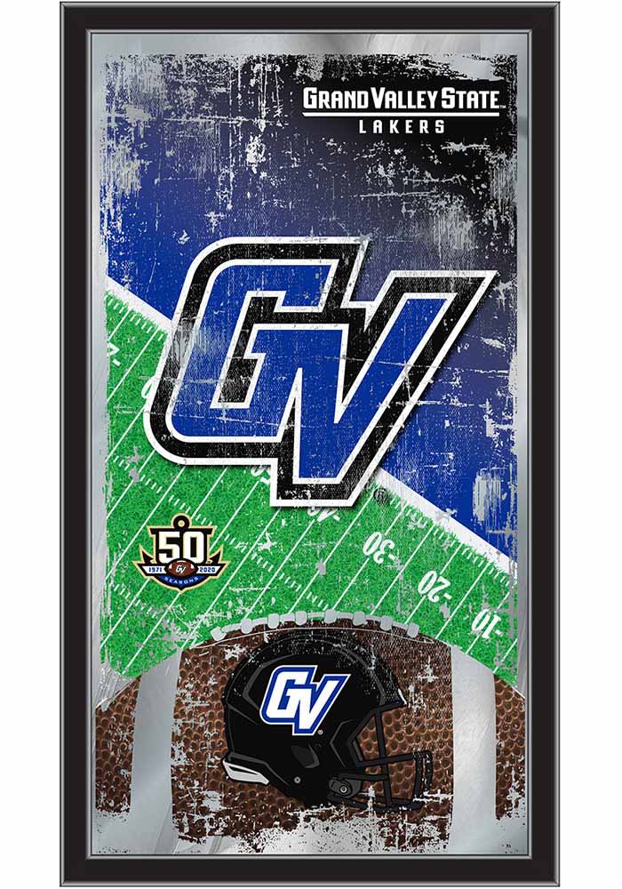 Grand Valley State Lakers 15x26 Football Wall Mirror