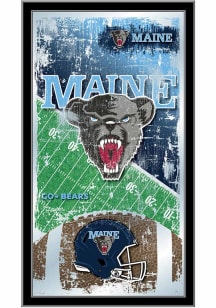 Maine Black Bears 15x26 Football Wall Mirror