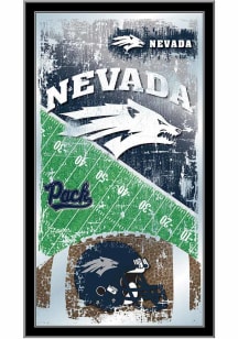 Nevada Wolf Pack 15x26 Football Wall Mirror