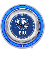 Eastern Washington Eagles 15 in Neon Wall Clock