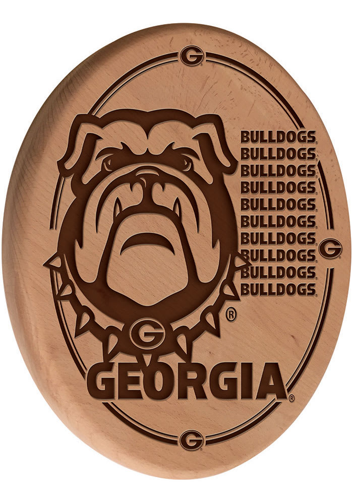Georgia Bulldogs 13 in Laser Engraved Wood Sign