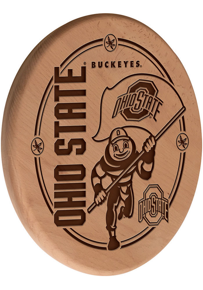 Ohio State Buckeyes 13 in Laser Engraved Wood Sign