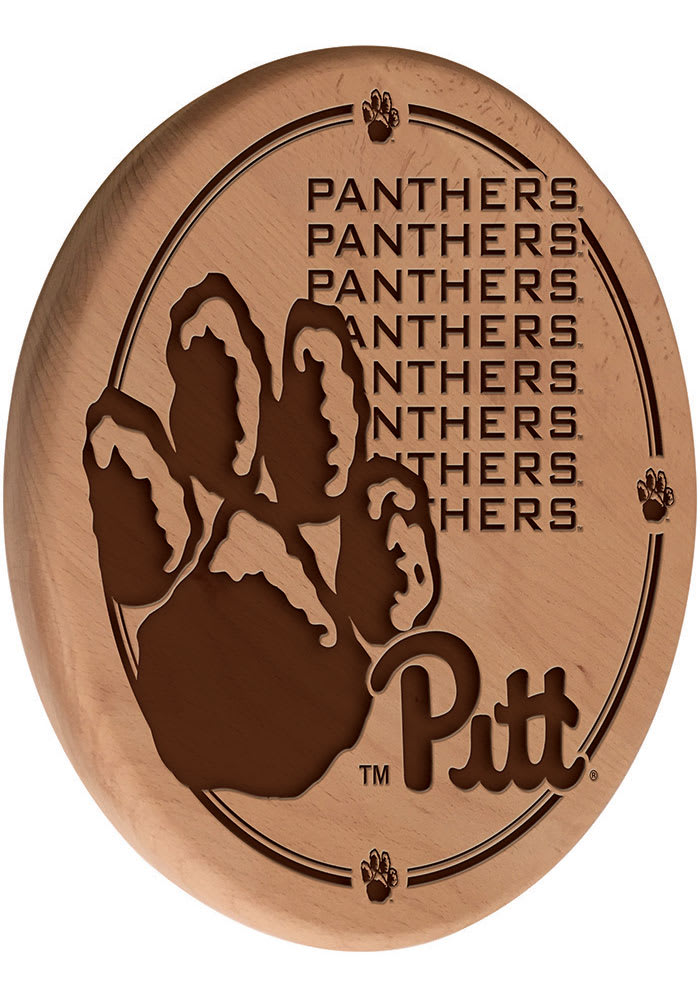 Pitt Panthers 13 in Laser Engraved Wood Sign