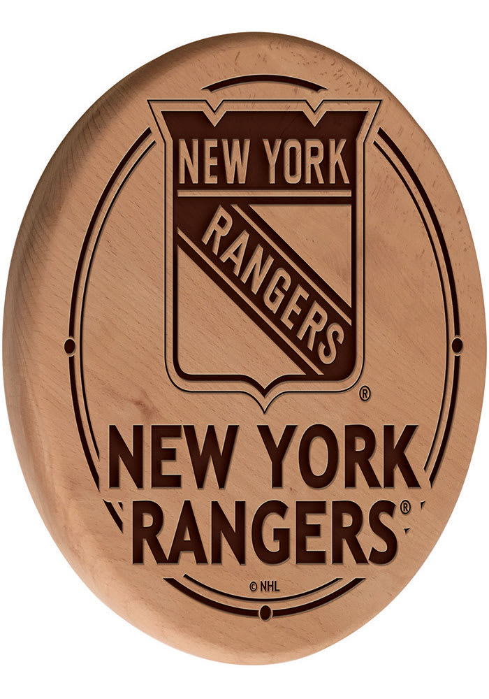 New York Rangers 13 in Laser Engraved Wood Sign