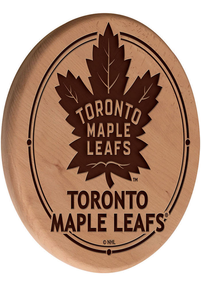 Toronto Maple Leafs 13 in Laser Engraved Wood Sign
