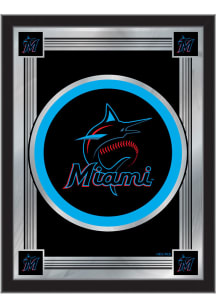 Miami Marlins 17x22 Logo Mirror