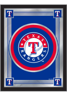 Texas Rangers 17x22 Logo Mirror