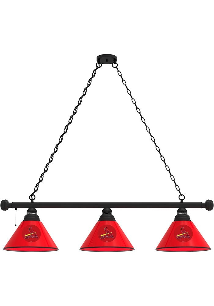 St. Louis Cardinals 3 Shade Pool Table Light - Sports Unlimited