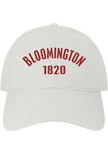 Indiana Hoosiers White EZA Twill Womens Adjustable Hat