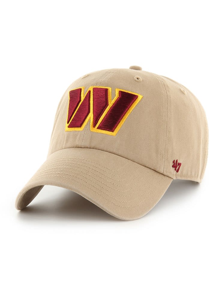 47 Washington Commanders BROWN Clean Up Adjustable Hat 44661722