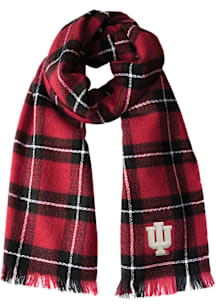 Plaid Indiana Hoosiers Womens Scarf - Red