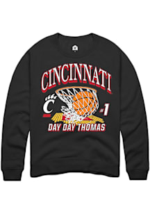 Day Day Thomas Cincinnati Bearcats Mens Black NIL Name Number Net Player Crew