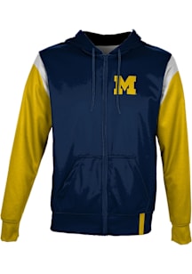 ProSphere Michigan Wolverines Youth Navy Blue Tailgate Light Weight Jacket