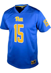 Rashad Battle Genuine Collective Mens Blue Pitt Panthers NIL Football Jersey
