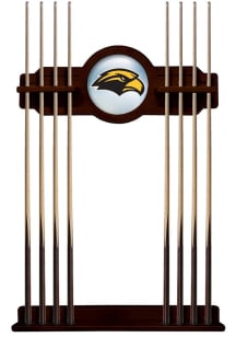 Southern Mississippi Golden Eagles Solid Wood Cue Rack Pool Table