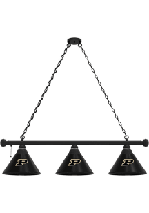 Black Purdue Boilermakers 3 Shade Billiard Lamp