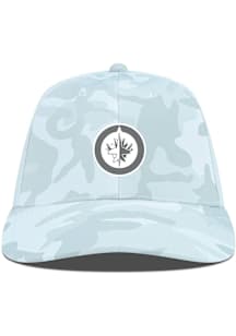 Levelwear Winnipeg Jets Clash 3D Patch Adjustable Hat - White