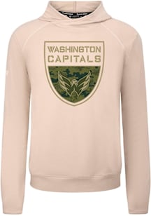 Levelwear Washington Capitals Tan Mandate Buckler Long Sleeve T Shirt