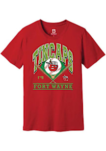 Summit Sportswear Fort Wayne TinCaps Red Homefield Short Sleeve Fashion T Shirt