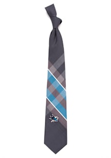 San Jose Sharks Grid Neck Mens Tie