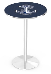 Navy Midshipmen Chrome Round Base Pub Table