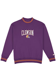 Homefield Clemson Tigers Mens Purple Football Fall Football Long Sleeve Fashion Sweatshirt